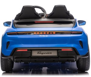Licencjonowany Taycan Turbo S Blue 24V Jeździk na Akumulator 2x90W EDUKAMP 2
