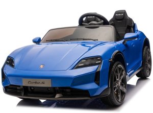 Licencjonowany Taycan Turbo S Blue 24V Jeździk na Akumulator 2x90W EDUKAMP 21