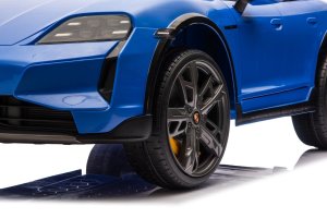 Licencjonowany Taycan Turbo S Blue 24V Jeździk na Akumulator 2x90W EDUKAMP 22