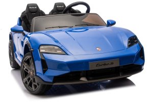 Licencjonowany Taycan Turbo S Blue 24V Jeździk na Akumulator 2x90W EDUKAMP 24