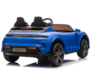 Licencjonowany Taycan Turbo S Blue 24V Jeździk na Akumulator 2x90W EDUKAMP 29