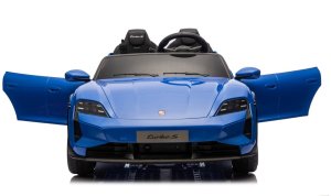 Licencjonowany Taycan Turbo S Blue 24V Jeździk na Akumulator 2x90W EDUKAMP 7