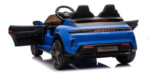 Licencjonowany Taycan Turbo S Blue 24V Jeździk na Akumulator 2x90W EDUKAMP 9