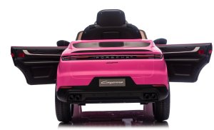 Porsche Różowe Cayenne dla Dziewczynki Licencjonowany Pojazd na Akumulator EDUKAMP 12
