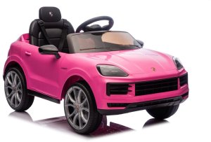 Porsche Różowe Cayenne dla Dziewczynki Licencjonowany Pojazd na Akumulator EDUKAMP 14