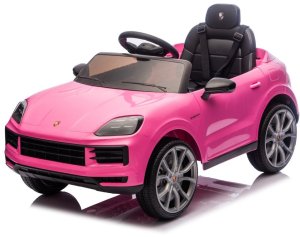 Porsche Różowe Cayenne dla Dziewczynki Licencjonowany Pojazd na Akumulator EDUKAMP 16