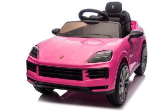 Porsche Różowe Cayenne dla Dziewczynki Licencjonowany Pojazd na Akumulator EDUKAMP 18