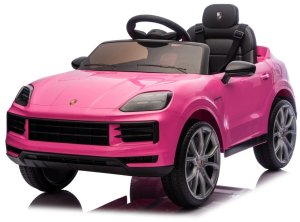 Porsche Różowe Cayenne dla Dziewczynki Licencjonowany Pojazd na Akumulator EDUKAMP 2
