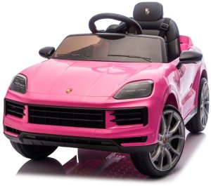 Porsche Różowe Cayenne dla Dziewczynki Licencjonowany Pojazd na Akumulator EDUKAMP 21