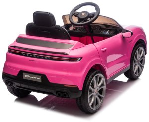 Porsche Różowe Cayenne dla Dziewczynki Licencjonowany Pojazd na Akumulator EDUKAMP 22