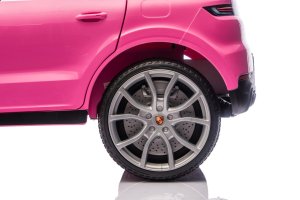 Porsche Różowe Cayenne dla Dziewczynki Licencjonowany Pojazd na Akumulator EDUKAMP 24