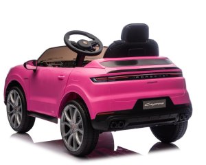 Porsche Różowe Cayenne dla Dziewczynki Licencjonowany Pojazd na Akumulator EDUKAMP 4