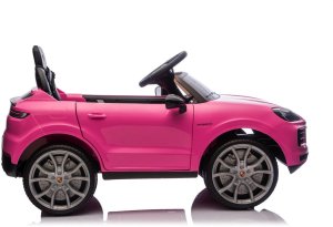 Porsche Różowe Cayenne dla Dziewczynki Licencjonowany Pojazd na Akumulator EDUKAMP 6