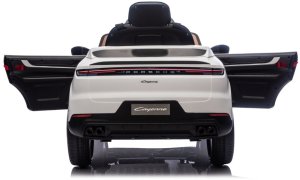 Porsche Białe Cayenne 12V Licencjonowane Autko na Akumulator dla Dzieci EDUKAMP 15