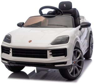 Porsche Białe Cayenne 12V Licencjonowane Autko na Akumulator dla Dzieci EDUKAMP 27