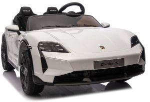Porsche Taycan Turbo S Biały 24V Autko na Akumulator 2x90W z Pilotem EDUKAMP 11
