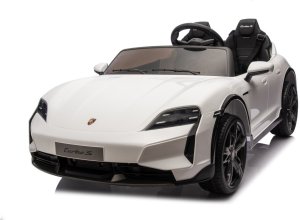 Porsche Taycan Turbo S Biały 24V Autko na Akumulator 2x90W z Pilotem EDUKAMP 13