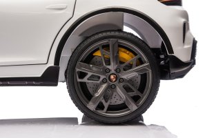 Porsche Taycan Turbo S Biały 24V Autko na Akumulator 2x90W z Pilotem EDUKAMP 15