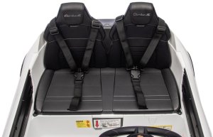 Porsche Taycan Turbo S Biały 24V Autko na Akumulator 2x90W z Pilotem EDUKAMP 16