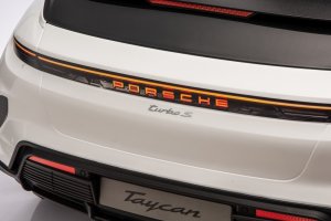 Porsche Taycan Turbo S Biały 24V Autko na Akumulator 2x90W z Pilotem EDUKAMP 18