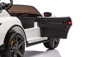 Porsche Taycan Turbo S Biały 24V Autko na Akumulator 2x90W z Pilotem EDUKAMP 2