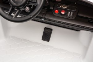 Porsche Taycan Turbo S Biały 24V Autko na Akumulator 2x90W z Pilotem EDUKAMP 22