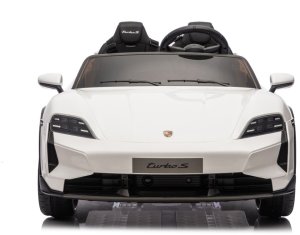 Porsche Taycan Turbo S Biały 24V Autko na Akumulator 2x90W z Pilotem EDUKAMP 3