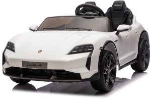 Porsche Taycan Turbo S Biały 24V Autko na Akumulator 2x90W z Pilotem EDUKAMP 4