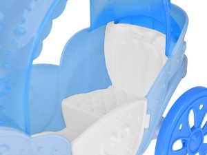 Lalka księżniczka w balowej sukni z białym koniem i karocą kareta ZA5419 EDUKAMP 6