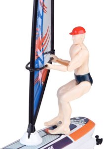 Zdalnie sterowany świecący WINDSURFER pływający na pilota RC0740 EDUKAMP 4