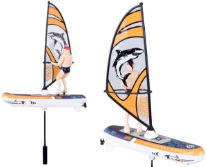Zdalnie sterowany świecący WINDSURFER pływający na pilota RC0740 EDUKAMP 6