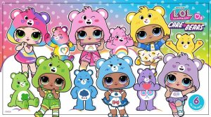 Lalka L.O.L. Surprise Loves Care Bears Tots Mix MGA 10