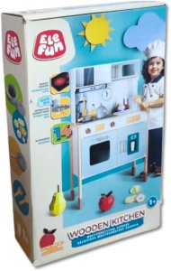 Drewniana multifunkcyjna kuchnia 30x63x103cm 2