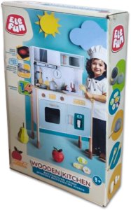 Drewniana multifunkcyjna kuchnia 30x63x103cm 6