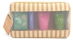 Rinkinys Idc Institute Natural Oil moterims: dušo želė, 50 ml + kūno losjonas, 50 ml + lūpų balzamas, 20 ml + muilas, 55 g 2