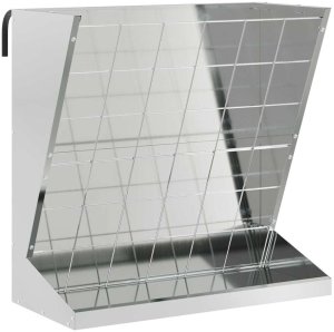 vidaXL Skrzynka na siano Srebrny 71 x 33 x 70 cm Stal Galwanizowana 2