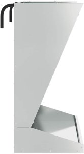 vidaXL Skrzynka na siano Srebrny 71 x 33 x 70 cm Stal Galwanizowana 6