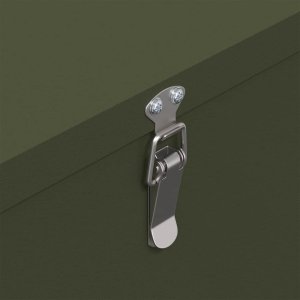 vidaXL Karmnik dla kur Zielony oliwkowy 32,5 x 20,5 x 43 cm 7