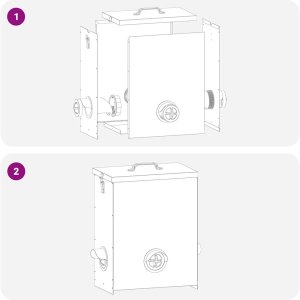 vidaXL Karmnik dla kur Zielony oliwkowy 32,5 x 20,5 x 43 cm 9