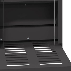 vidaXL Karmnik na pedały dla kur Czarny 25 x 42 x 40 cm 8