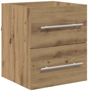 vidaXL Szafka umywalkowa Dąb rzemieślniczy 38,5 x 41 x 48 cm 2