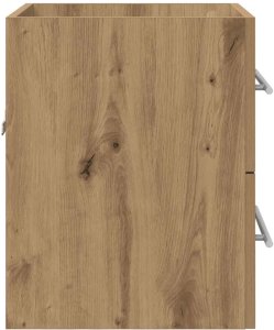 vidaXL Szafka umywalkowa Dąb rzemieślniczy 38,5 x 41 x 48 cm 7