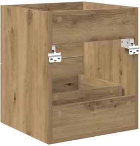 vidaXL Szafka umywalkowa Dąb rzemieślniczy 38,5 x 41 x 48 cm 8