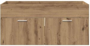 vidaXL Szafka umywalkowa Dąb rzemieślniczy 38,5 x 100 x 46 cm 6