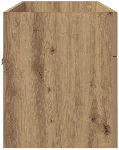 vidaXL Szafka umywalkowa Dąb rzemieślniczy 38,5 x 100 x 46 cm 7