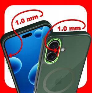Etui do iPhone 17 CASE do MagSafe MATOWE Magnetyczne PREMIUM + Szkło 9H 4