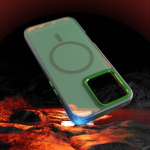 Etui do iPhone 16 Pro CASE do MagSafe MATOWE Magnetyczne PREMIUM + Szkło 9H 5