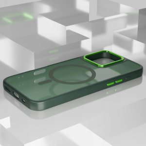 Etui do iPhone 16 Pro CASE do MagSafe MATOWE Magnetyczne PREMIUM + Szkło 9H 6