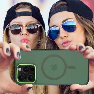 Etui do iPhone 16 Pro CASE do MagSafe MATOWE Magnetyczne PREMIUM + Szkło 9H 7