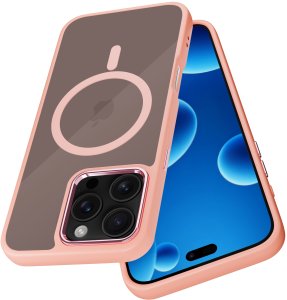 Etui do iPhone 16 Pro CASE do MagSafe MATOWE Magnetyczne PREMIUM + Szkło 9H 3